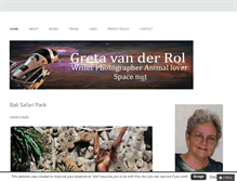 Tablet Screenshot of gretavanderrol.net